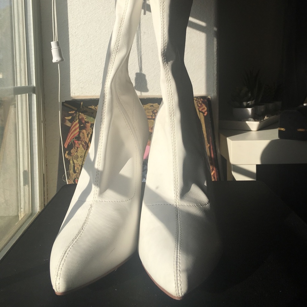 White booties